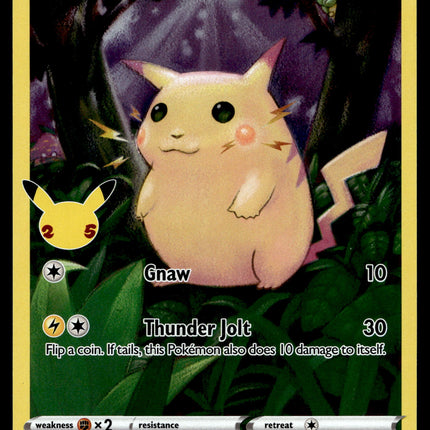 Pikachu - 005/025 - NM - Holo - Celebrations - Pokemon - A8-65