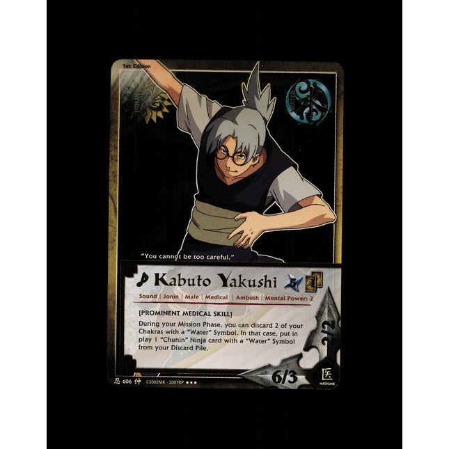 Kabuto Yakushi - 606 - NM - 1st Edition - Foil - Naruto CCG - D4-307