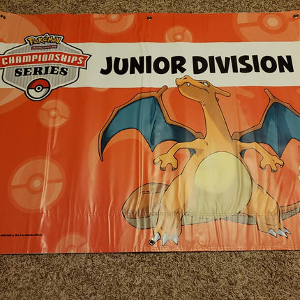 Charizard - Pokemon Championship Series - Wide Junior Division Tarp Banner - 36"x48"