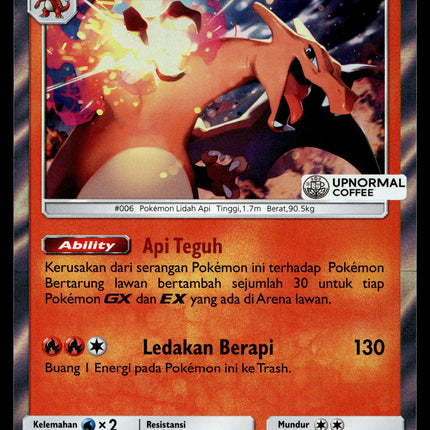 Charizard - 080/SM-P - PSA NM - Indonesian - Upnormal Coffee - Promo - Pokemon - A1-82