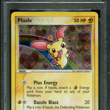 Plusle - 69/101 - PSA 9 - Reverse Holo - Hidden Legends - Pokemon - 64972