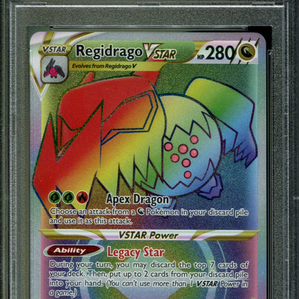 Regidrago Vstar - 201/195 - PSA 10 - Secret Rare - Silver Tempest - Pokemon - 56978