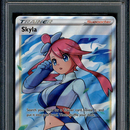 Skyla - 072/072 - PSA 9 - Full Art - Shining Fates - Pokemon - 80050