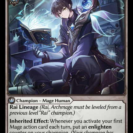 Rai, Archmage - DOA 1st EN-008 - Common - Near Mint - Foil - Grand Archive TCG
