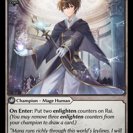 Rai, Spellcrafter - DOA 1st EN-007 - Common - Near Mint - Non-Foil - Grand Archive TCG