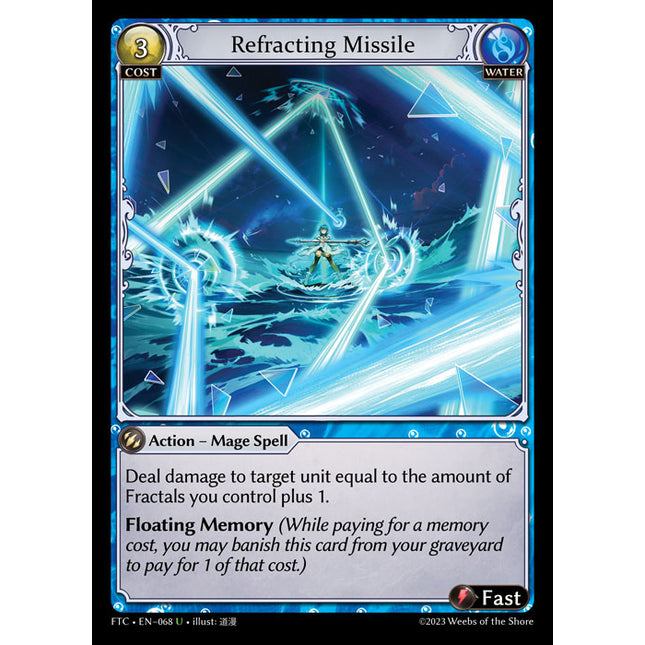 Refracting Missile - FTC EN-068 - x1 - UC - NM - Foil - Grand Archive TCG