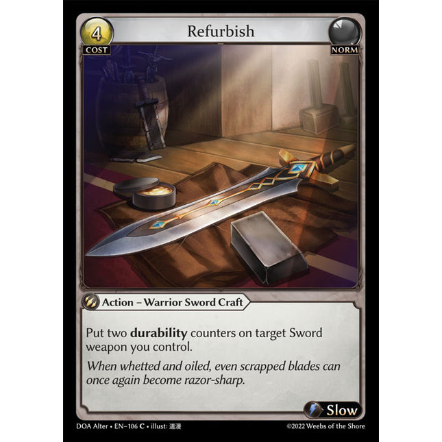 Refurbish - DOA Alter EN-106 - x4 - Common - Near Mint - Non-Foil - Grand Archive TCG