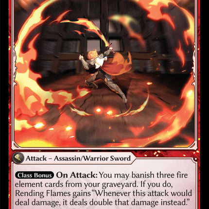 Rending Flames - DOA Alter EN-151 - x1 - Rare - Near Mint - Non-Foil - Grand Archive TCG