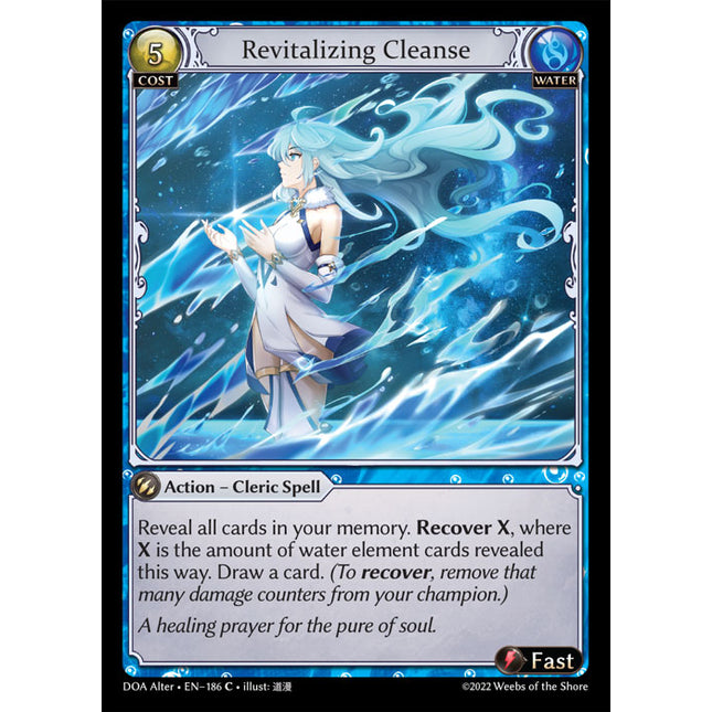 Revitalizing Cleanse - DOA Alter EN-186 - x4 - Common - Near Mint - Non-Foil - Grand Archive TCG