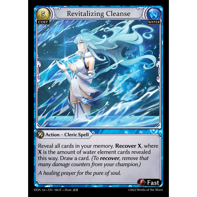 Revitalizing Cleanse - DOA 1st EN-186 - Common - Near Mint - Foil - Grand Archive TCG