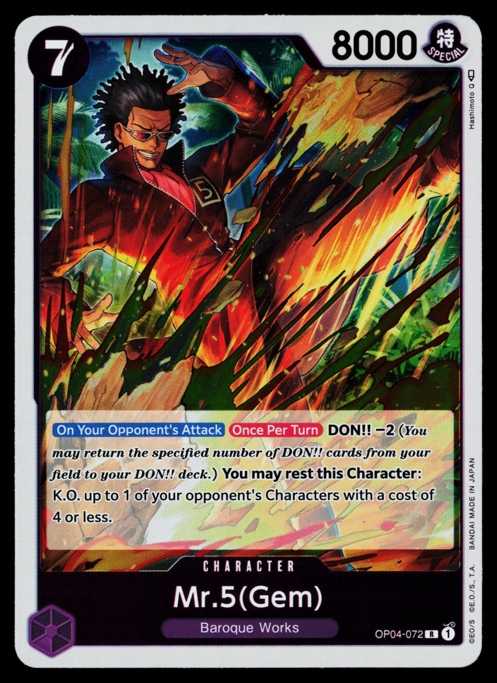 Mr. 5 (Gem) - OP04-072 - NM - Rare - English OP04