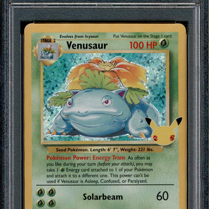 Venusaur - 15/102 - PSA 10 - Holo - Celebrations - Pokemon - 76508