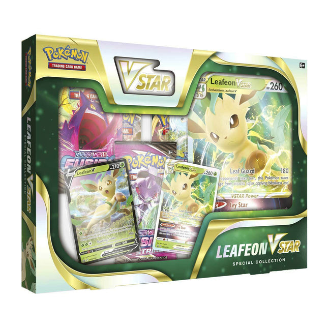 Leafeon Vstar Collection Box - Pokemon Collection Box x1 - Sealed - New