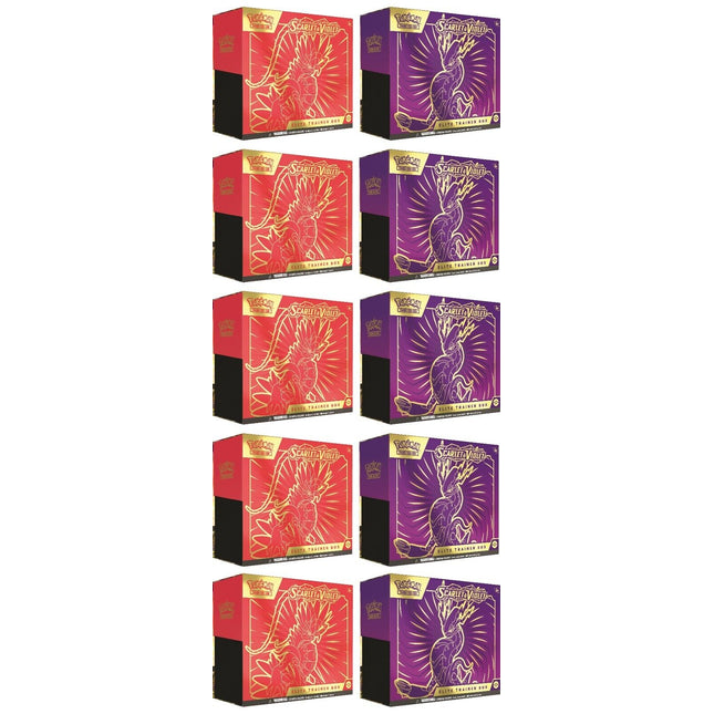Scarlet & Violet Base Set Elite Trainer Box Case (10x ETB) - Pokemon - New - Sealed
