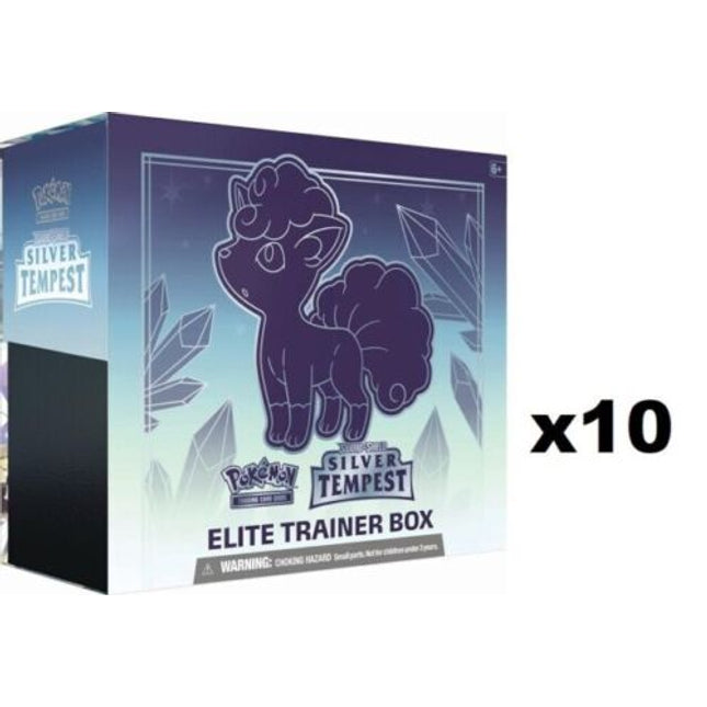 Silver Tempest Elite Trainer Box Case (10x ETB) - Pokemon - New - Sealed