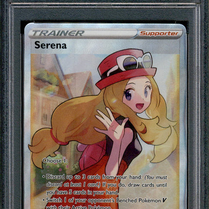 Serena - 193/195 - PSA 9 - Full Art - Silver Tempest - Pokemon - 61948