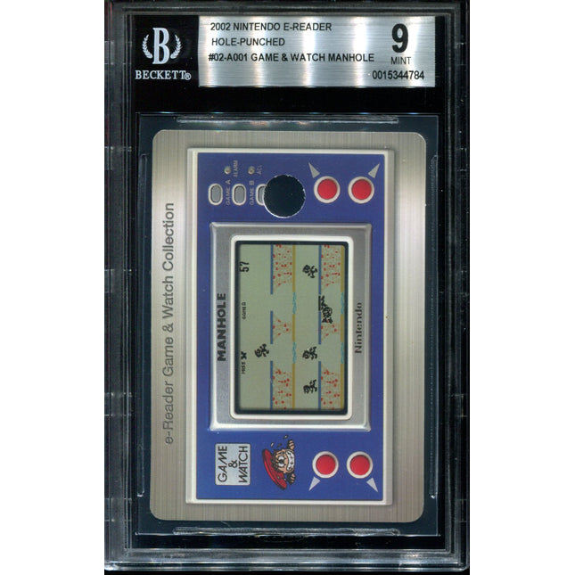 Game & Watch Manhole - BGS 9 - Hole-Punched - E-reader - Nintendo - 44784