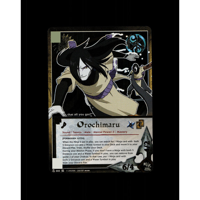 Orochimaru - 666 - NM - 1st Edition - Foil - Naruto CCG - D4-300
