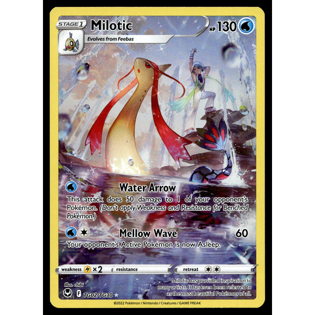Milotic - TG02/TG30 - NM - Full Art - Silver Tempest - Pokemon - A6-32