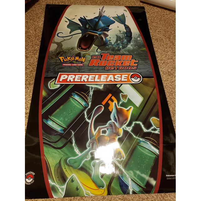 Ex Team Rocket Returns - Pokemon Prerelease Laminated Banner - 36"x61"