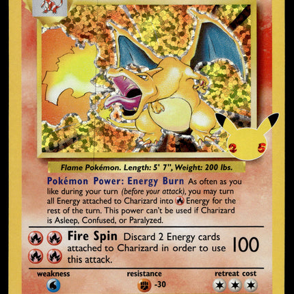 Charizard - 4/102 - NM - Holo - Celebrations - Pokemon - A6-49