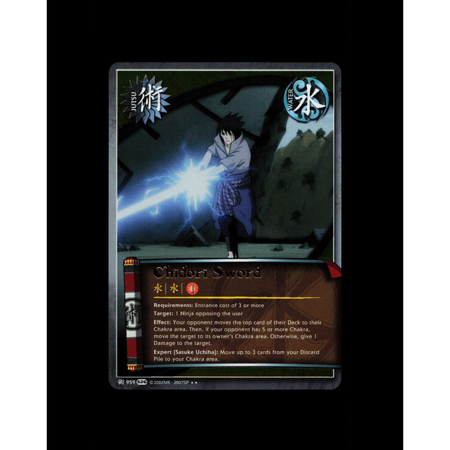 Chidori Sword - 959 - NM - Foil - S26 - Naruto CCG - E1-138