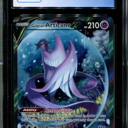 Galarian Articuno V - 170/198 - CGC 9 - Chilling Reign - Alternate Art - Pokemon - 91113
