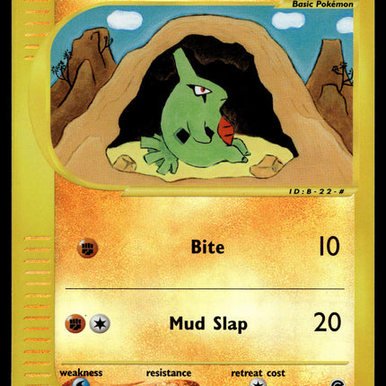 Larvitar - 116/165 - NM - Reverse Holo - Expedition - Pokemon - A9-76