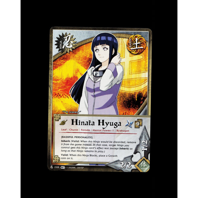 Hinata Hyuga - 1559 - NM - Non-Foil - S27 - Naruto CCG - E1-123
