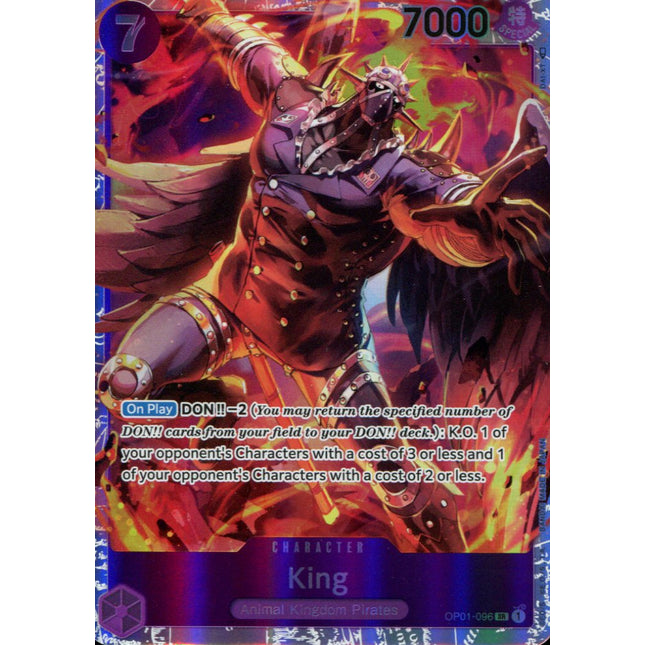 King - OP01-096 - Super Rare - English - One Piece TCG OP-01