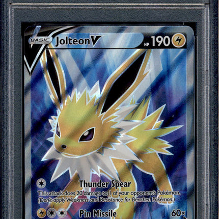Jolteon V - 177/203 - PSA 10 - Full Art - Evolving Skies - Pokemon - 21966