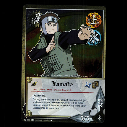 Yamato - 956 - NM - 1st Edition Foil - S19 - Naruto CCG - D4-130