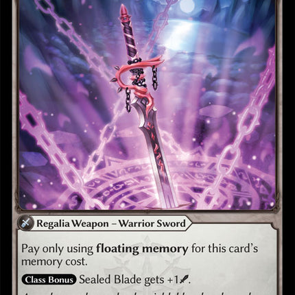 Sealed Blade - DOA Alter EN-050 - x4 - Common - Near Mint - Non-Foil - Grand Archive TCG