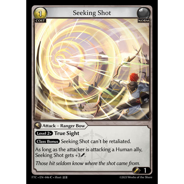 Seeking Shot - FTC EN-046 - x1 - C - NM - Foil - Grand Archive TCG