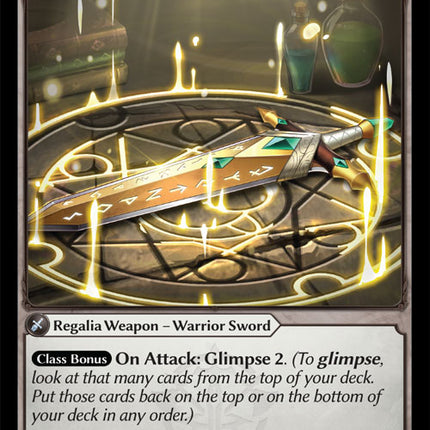 Seer's Sword - DOA Alter EN-051 - x1 - Uncommon - Near Mint - Non-Foil - Grand Archive TCG