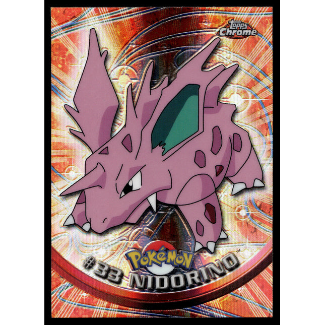 Nidorino - 33 - NM - Spectra Chrome - Topps - Pokemon - A8-60