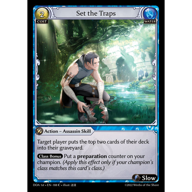 Set the Traps - DOA 1st EN-188 - Common - Near Mint - Non-Foil - Grand Archive TCG