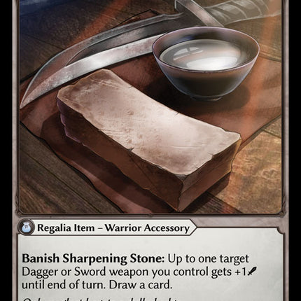 Sharpening Stone - DOA 1st EN-052 - Common - Near Mint - Non-Foil - Grand Archive TCG