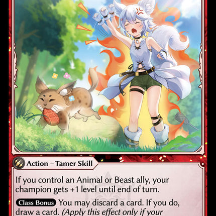 Shout at Your Pets - DOA 1st EN-152 - Uncommon - Near Mint - Foil - Grand Archive TCG