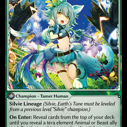 Silvie, Earth's Tune - DOA 1st EN-012 - Common - Near Mint - Foil - Grand Archive TCG