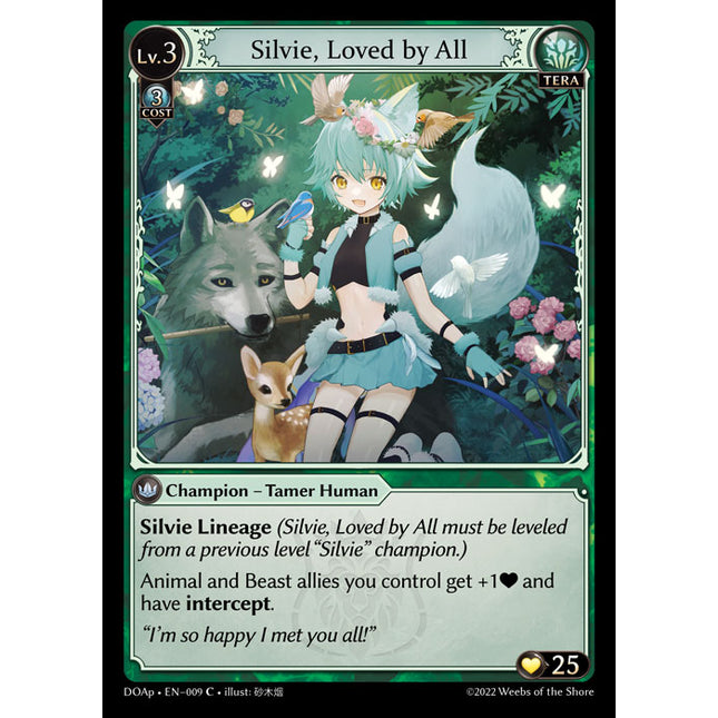Silvie, Loved by All - DOAp-009 - Common - Near Mint - Non-Foil - Grand Archive TCG