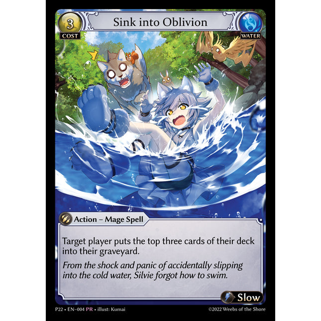 Sink into Oblivion - P22-004 - Promo - Near Mint - Foil - Grand Archive TCG