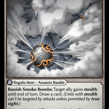 Smoke Bombs - DOA 1st EN-053 - Common - Near Mint - Foil - Grand Archive TCG