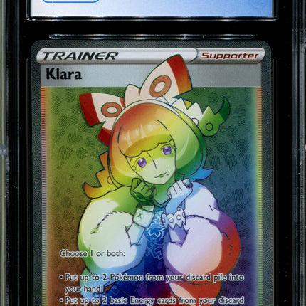 Klara - 217/198 - CGC 9 - Chilling Reign - Hyper Rare - Pokemon - 91245