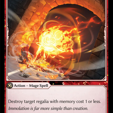 Spurn to Ash - DOA Alter EN-155 - x1 - Uncommon - Near Mint - Non-Foil - Grand Archive TCG