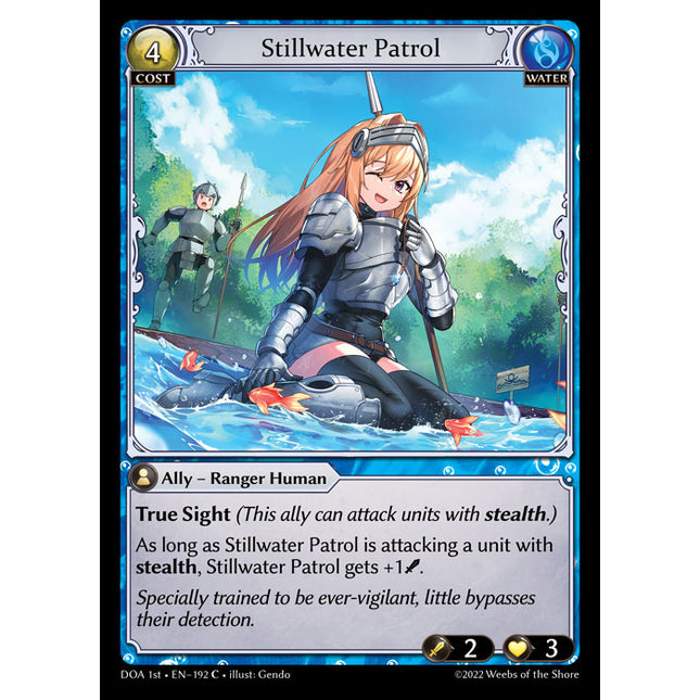 Stillwater Patrol - DOA 1st EN-192 - Common - Near Mint - Non-Foil - Grand Archive TCG