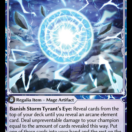 Storm Tyrant's Eye - DOA 1st EN-061 - Rare - Near Mint - Foil - Grand Archive TCG