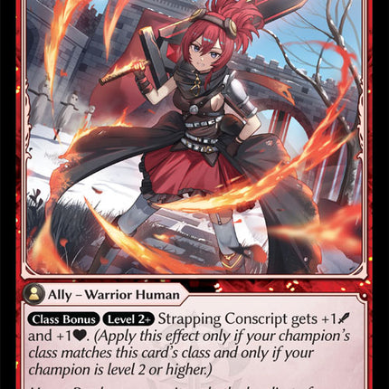 Strapping Conscript - DOA Alter EN-156 - x1 - Uncommon - Near Mint - Non-Foil - Grand Archive TCG
