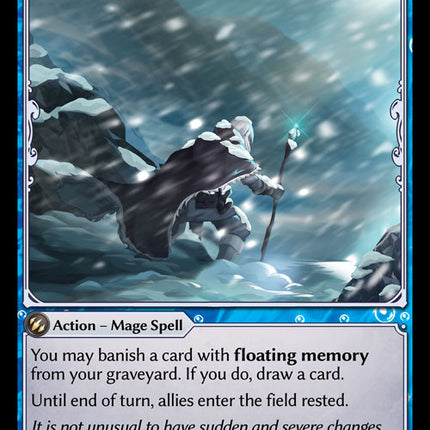 Sudden Snow - DOA 1st EN-194 - Uncommon - Near Mint - Non-Foil - Grand Archive TCG