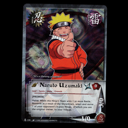 Naruto Uzumaki - 235 - NM - 1st Edition - Foil - Naruto CCG - D3-15